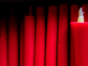 納骨堂　永代供養墓　蝋燭