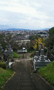 立田山墓地　熊本市営　墓地　墓石