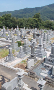 広島市営　天王墓地　霊園　墓石