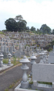 広島市営　小越墓園　墓地　墓石