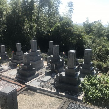 広島市営　温井墓地　墓石　霊園