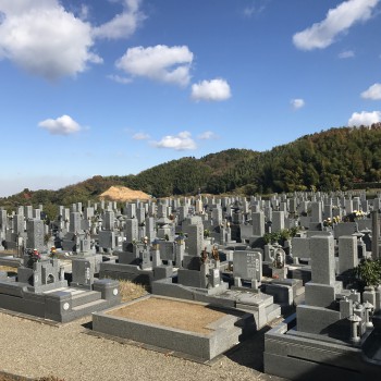 貝塚市営　公園墓地　霊園　墓石　山