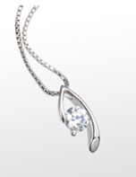 ダイヤモンド加工　ダイヤモンド　ネックレス　ジュエリー　シルバー