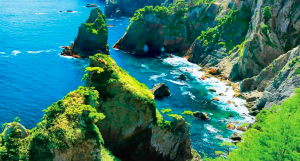  岩手県　田野畑村　海　崖