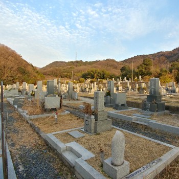 福山市山手墓園　園内全体　霊園　墓地　お墓　墓石