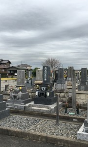 羽島市営　一色墓地　霊園　全体写真　石材　墓石
