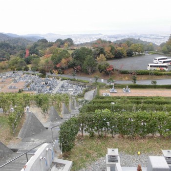 霊園　墓地　市営霊園　赤穂市　赤穂高山墓園　霊園全体写真　墓石