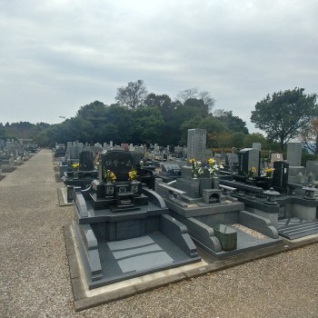 霊苑　墓地　石材　石碑　掛川市営富士見台霊園　園内全体写真