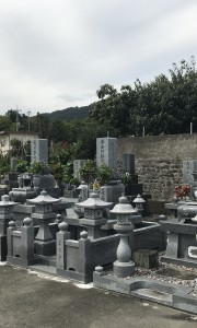 阿波市営　北正広墓地-墓-通常区画全体　墓石　墓地　霊園　石材