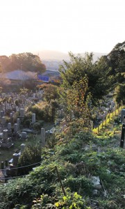 京都市営　清水山墓地　霊園全体写真　霊園　墓地　石材　お墓