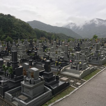 下関市営　関山墓地-基本-霊園全体写真　公営墓地　霊園　墓地　石材　墓石　公営墓地